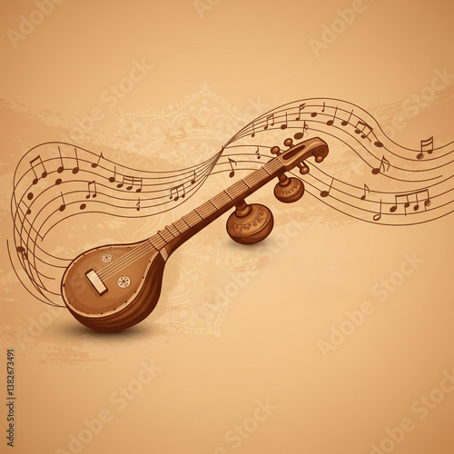 Ektara Instrument with Flow...