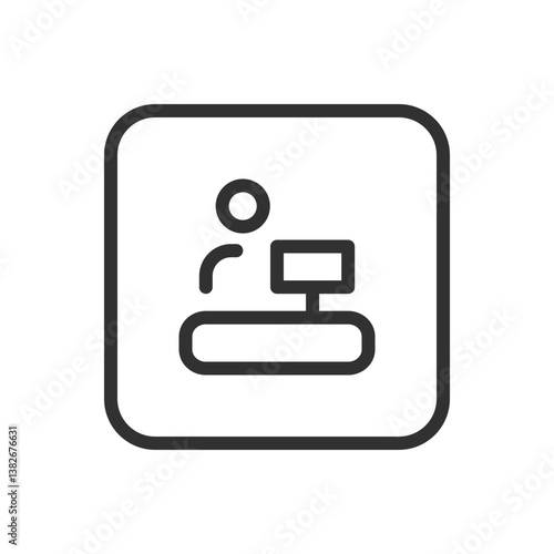 Reception Hotel Concierge - Guest Services and Hospitality Icon