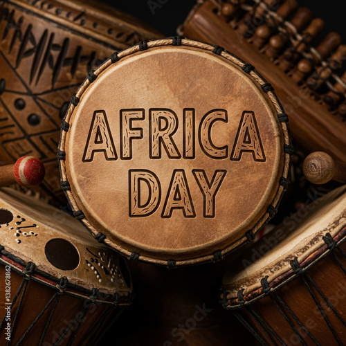 Africa Day Theme with Drum ...