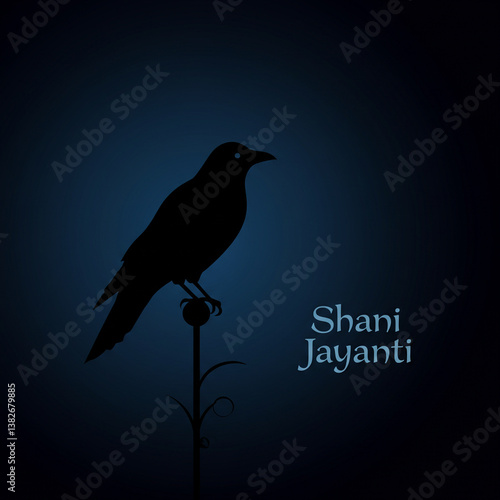 Shani Jayanti Concept with ...