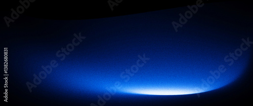 Futuristic Blue Light Wave on Dark Textured Background, Dynamic blue abstract wave on dark grainy background, futuristic digital glow, perfect for tech design and modern visual themes