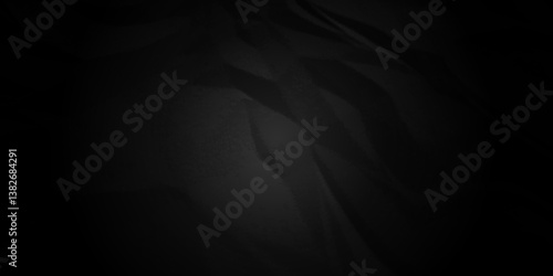 Crumpled black paper background. old paper wrinkle texture pattern. cardboard wrinkled arts craft and Seamless crumpled paper.	
