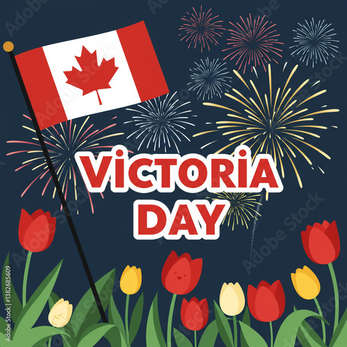 Dynamic Victoria Day Poster...
