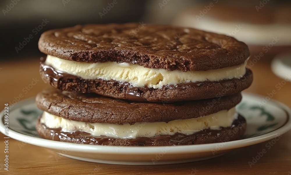 Chocolate Cream Sandwich Cookies Chocolate Cream Sandwich Cookies