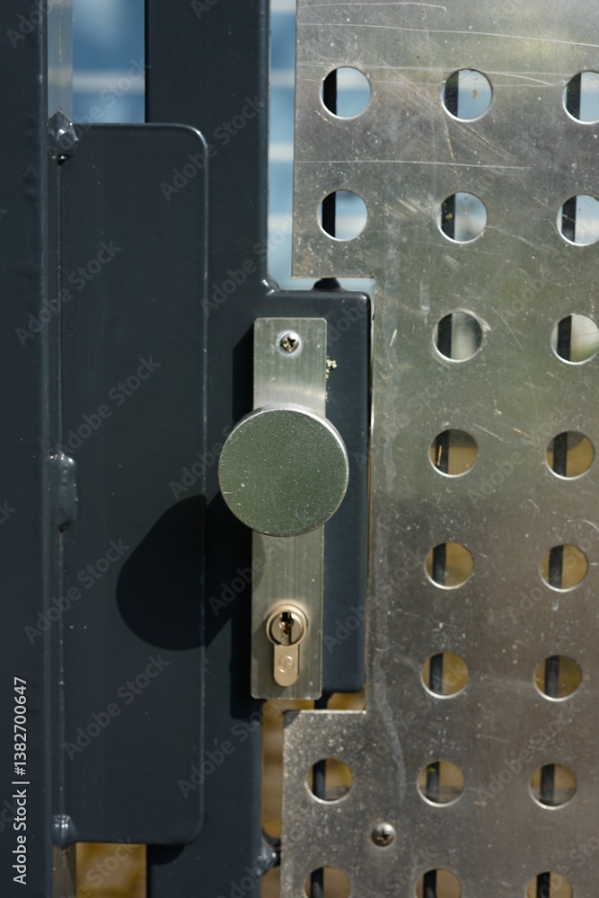 Obraz premium lock on the door