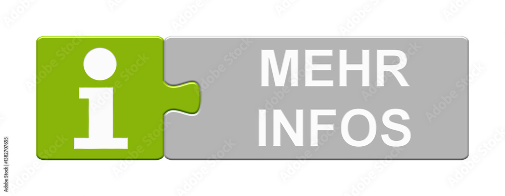 Puzzle Button mit zwei Teilen: Mehr Infos Puzzle Button mit zwei Teilen: Mehr Infos