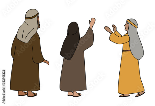Israelites looking at Jesus 003