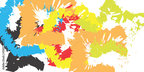 Grunge geometric pattern for girls, boys, fashion textile, sport clothes. Urban modern design with curved squares, shape, spray paint elements. Chaotic guys repeated backdrop