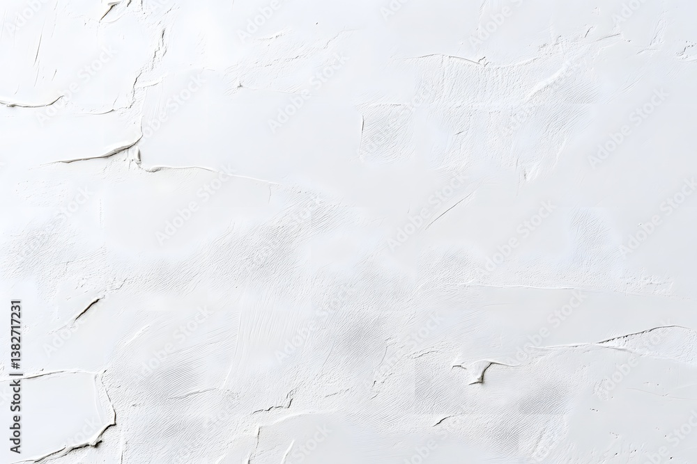 Obraz premium Cracked concrete texture on white background