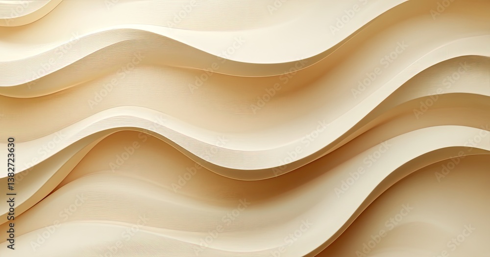 Abstract wavy beige surface Abstract wavy beige surface