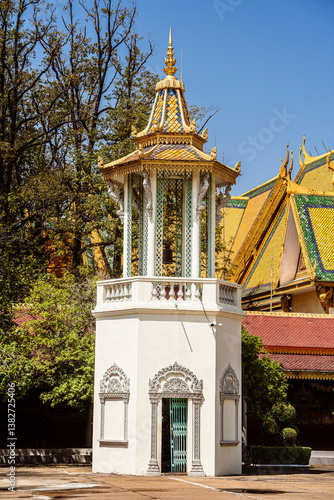 Obraz na płótnie Phnom Penh Royal Palace, Cambodia w salonie