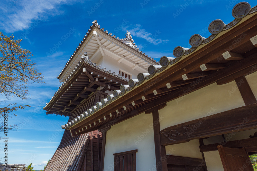 岐阜 岩村城 太鼓櫓と埋門 岐阜 岩村城 太鼓櫓と埋門