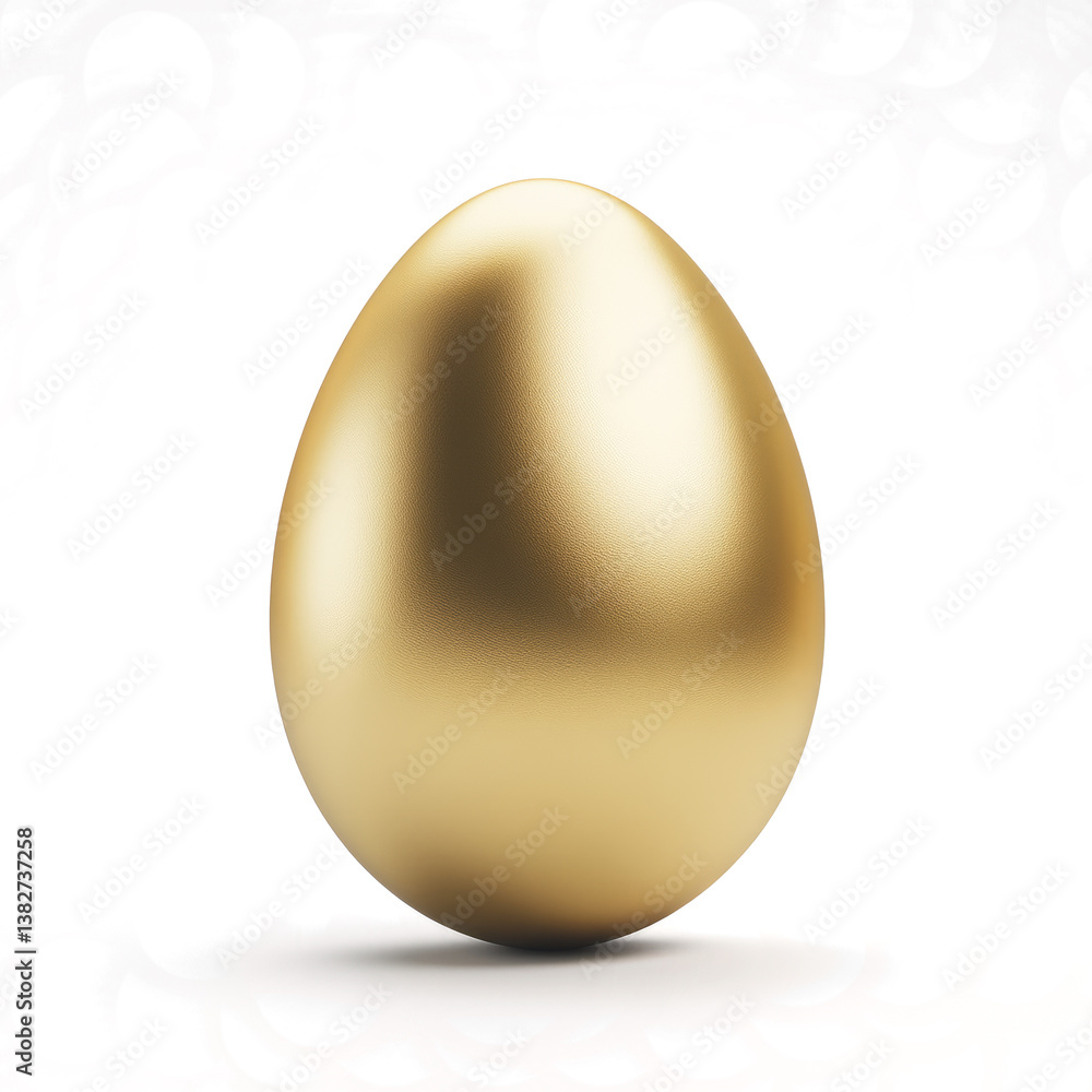 Golden egg isolated on a transparent background Golden egg isolated on a transparent background
