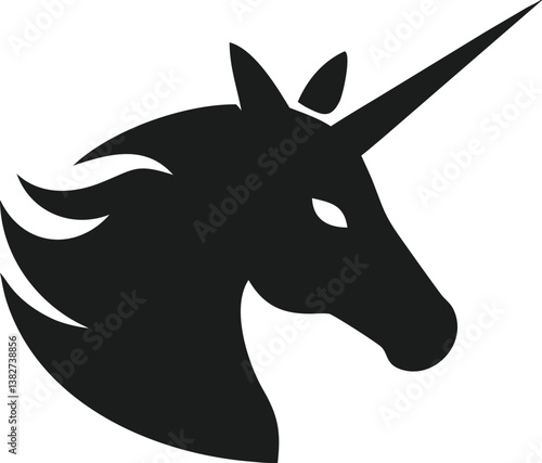 unicorn head icon