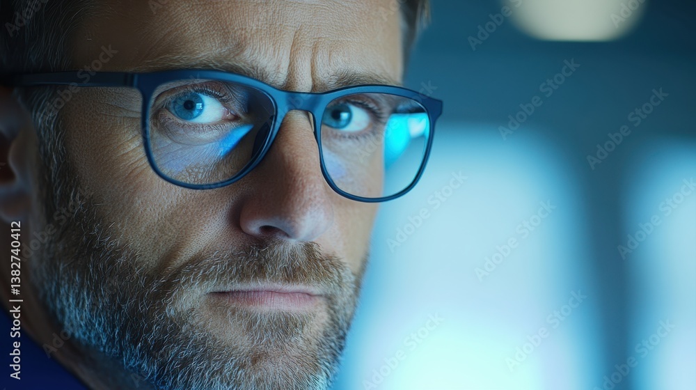 Doctor examines patient records on tablet in a medical office focused environment professional perspective Doctor examines patient records on tablet in a medical office focused environment professional perspective
