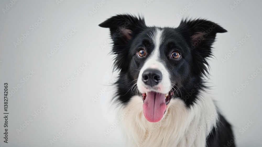 Friendly and energetic dog breed with distinctive white and black coat. Friendly and energetic dog breed with distinctive white and black coat.