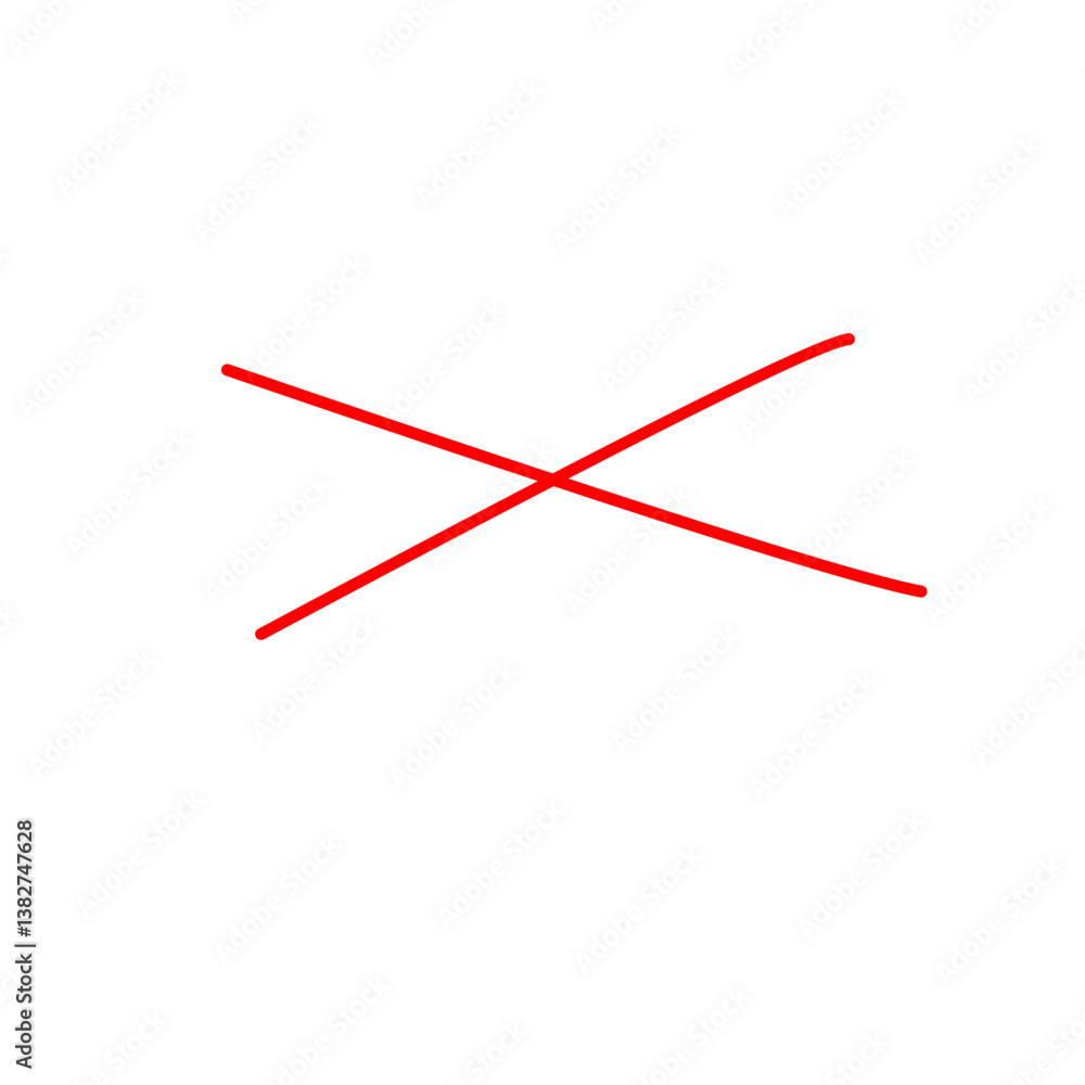 Cross Out The Line Cross Out The Line