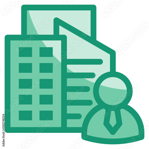 Business Owner Icon Element For Design