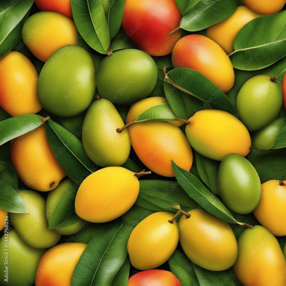 fresh fruits on a mango farm fresh fruits on a mango farm