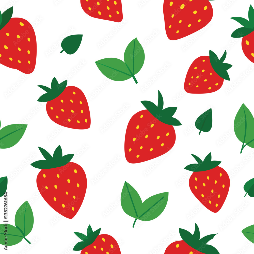 seamless pattern with strawberries seamless pattern with strawberries