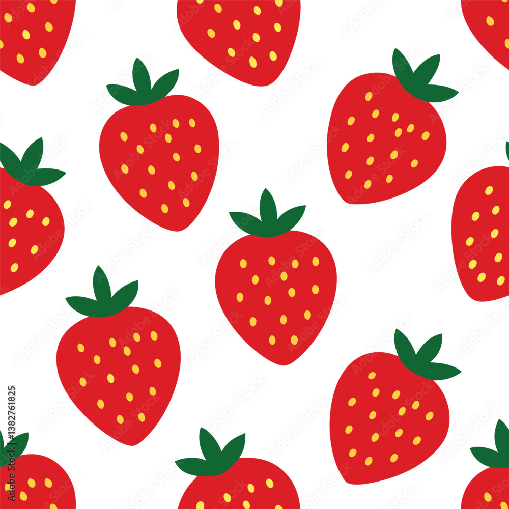 strawberry seamless pattern strawberry seamless pattern