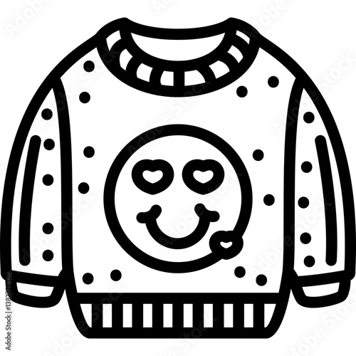 Smile With Hearts Icon
