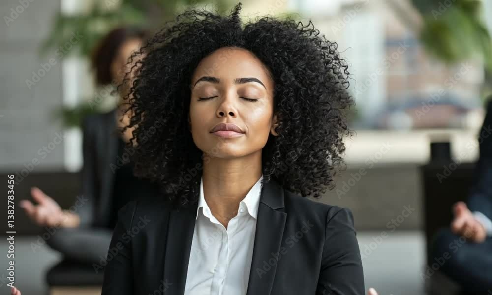 Mindfulness in the Workplace: A Businesswoman Finds Inner Peace Through Meditation Mindfulness in the Workplace: A Businesswoman Finds Inner Peace Through Meditation