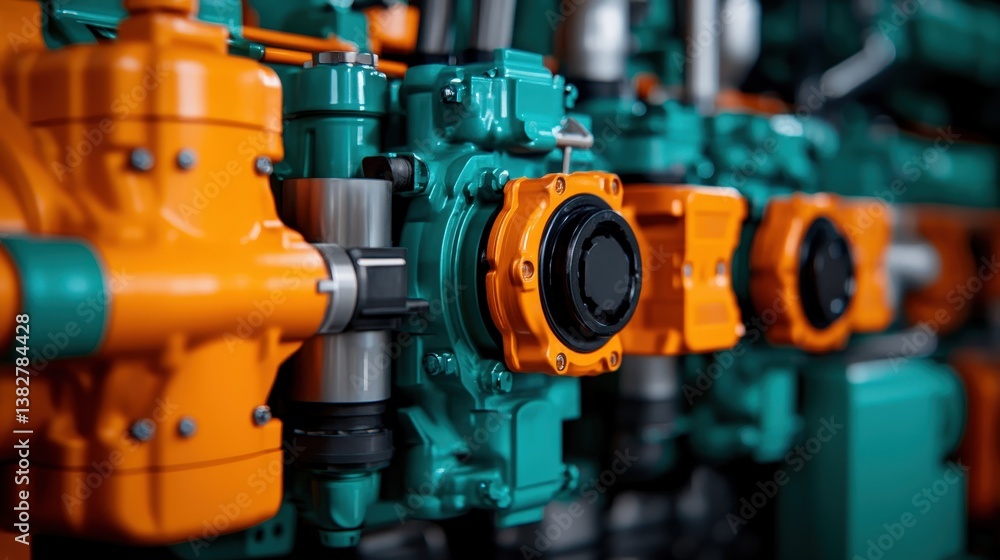 Vibrant Enginescape Focus On Detailed Mechanical Systems And Innovative Design Features Vibrant Enginescape Focus On Detailed Mechanical Systems And Innovative Design Features