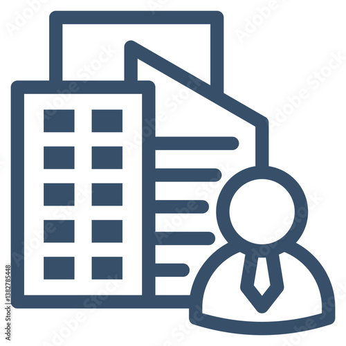 Business Owner Icon Element For Design