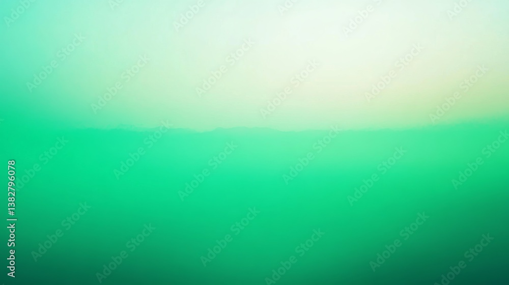 Fototapeta premium Soft green gradient background with smooth color transitions, modern abstract backdrop for presentations, web design, or digital art projects 