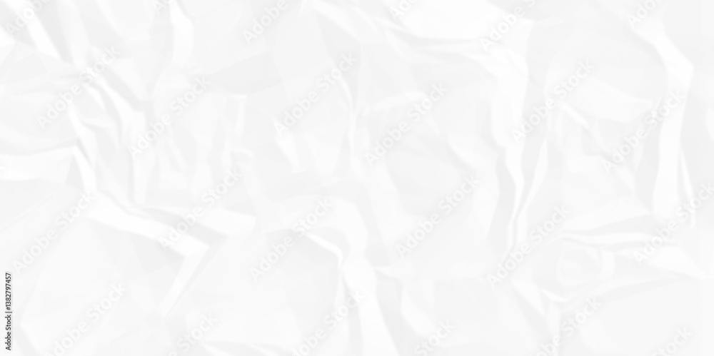 Obraz premium White crumpled paper texture. White wrinkled paper texture. White paper texture. White crumpled and top view textures can be used for background of text or any contents. 