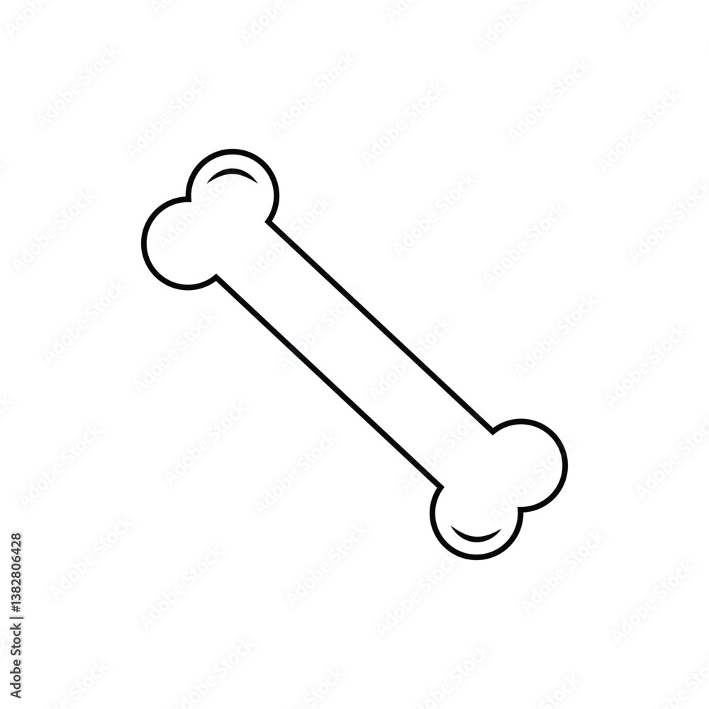 thin line bone icon thin line bone icon