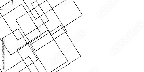 Abstract modern black gradient square shape stroke like floor tiles, geometric lines pattern 3d vector illustrator background design used as wallpaper, business card, banner, poster, flyer etc.	
