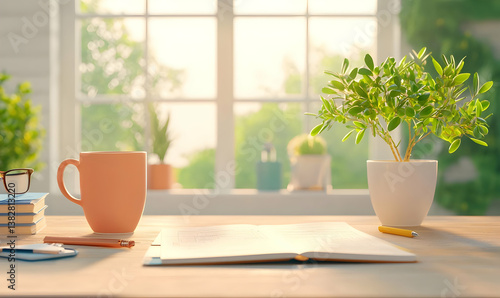 Modern Retro Office Space for Budgeting and Accounting Activities