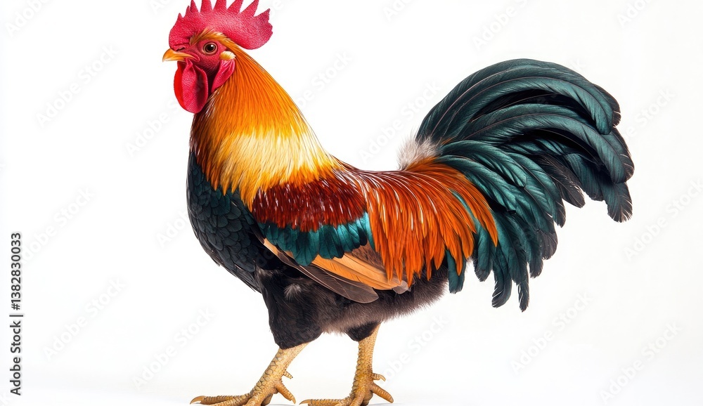 Fototapeta premium Rooster in Profile