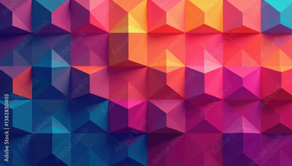 Obraz premium Abstract geometric shapes form a repeating backdrop , polygons, pattern, wallpaper
