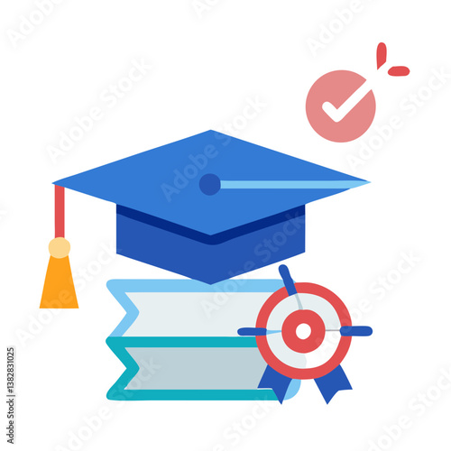  Educational Target Icon Design