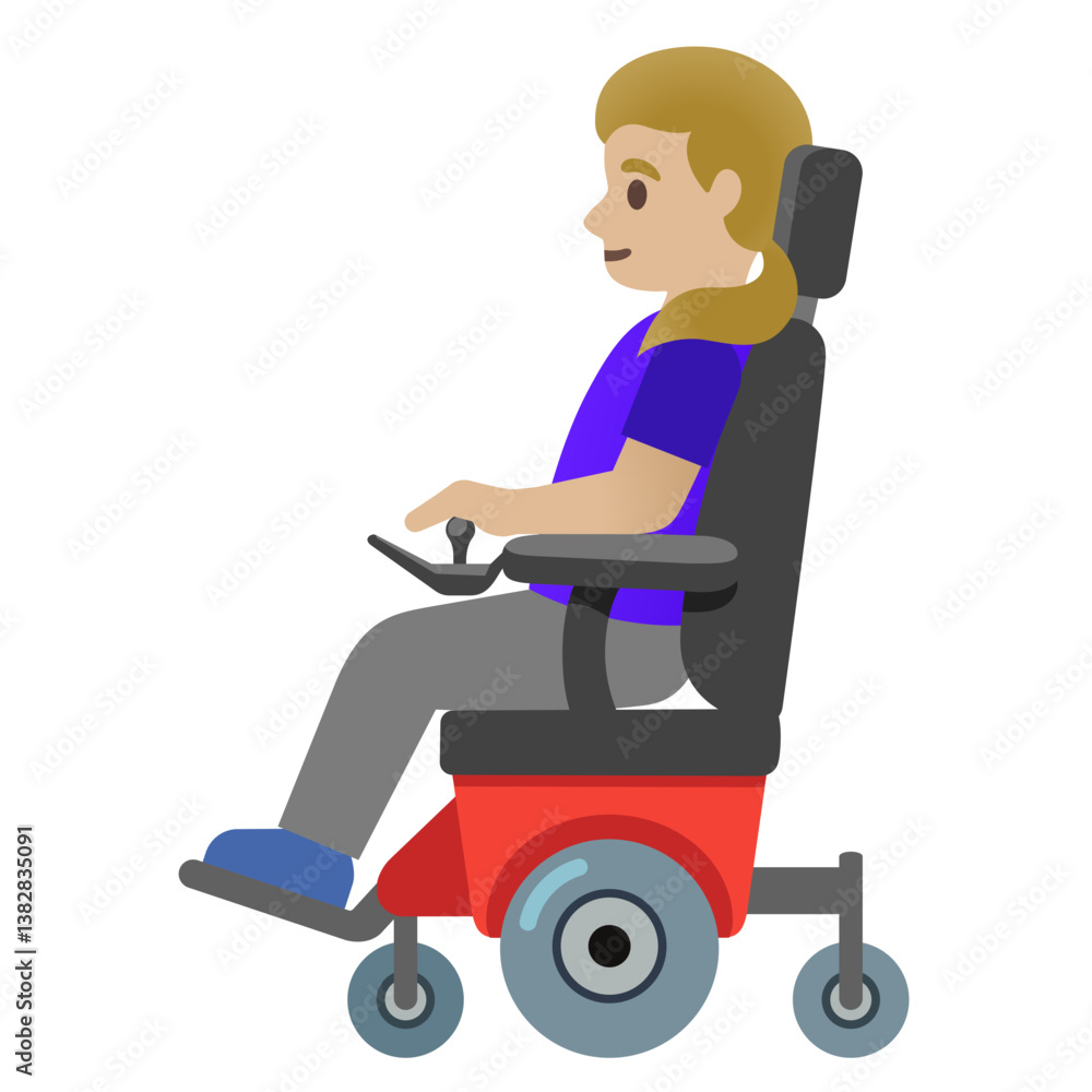 Woman in Motorized Wheelchair
Woman in Motorized Wheelchair