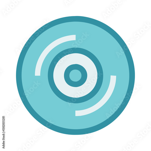  CD Disk Icon for Media