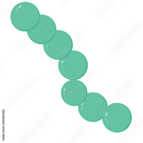 Enterococcus Flat Illustration