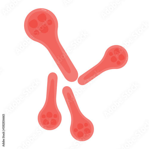 Clostridium Botulinum icon Illustration