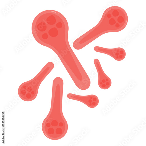 Clostridium Botulinum icon Illustration