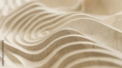 hyper-detailed sand textures in motion, soft Nordic Pastel hues, geometric contour line art