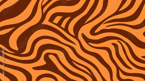 Abstract Red and Purple Wavy Pattern: Dynamic Textile Texture, Vibrant Fabric Design, Close-up Shot, Modern Art