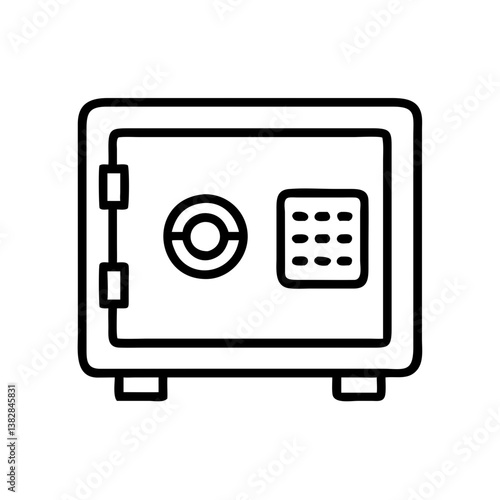 Security safe with combination lock design