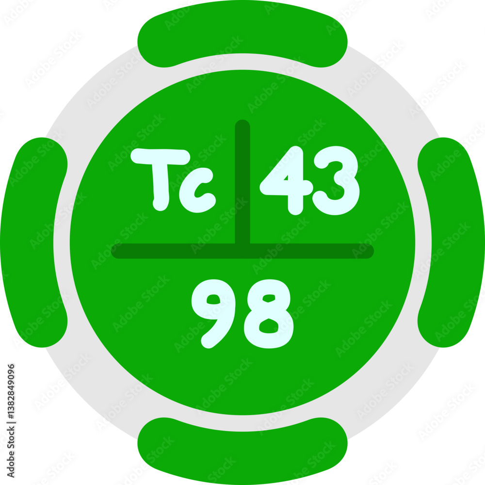 Fototapeta premium Technetium Icon