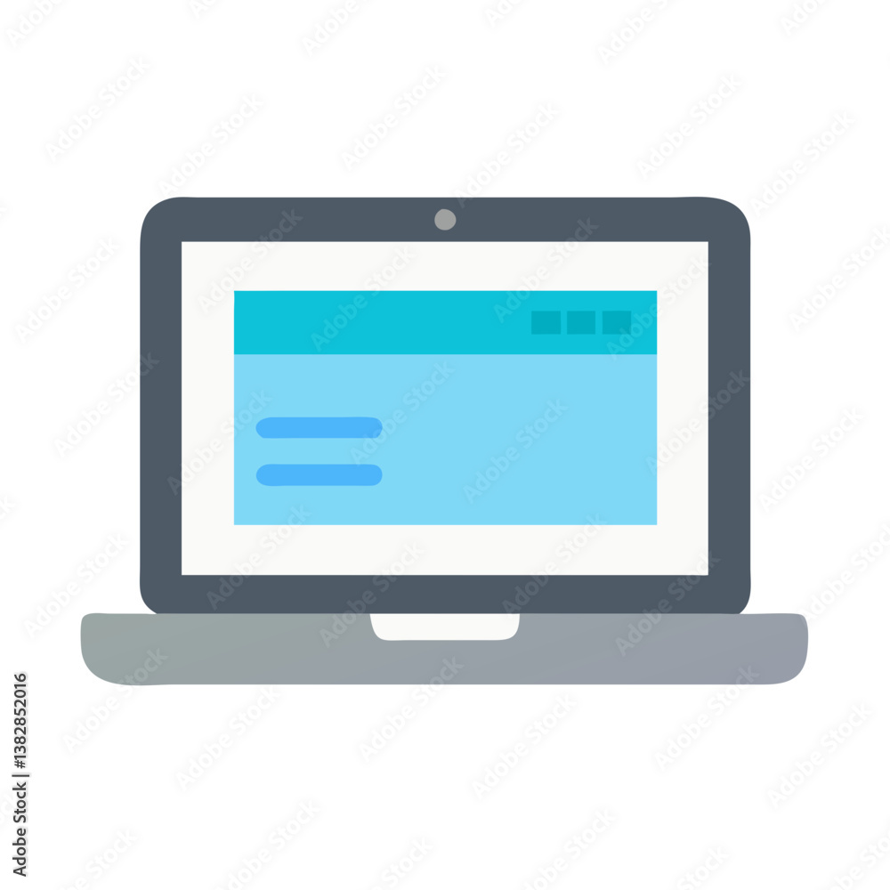 Distinctive Laptop Icon Design Distinctive Laptop Icon Design
