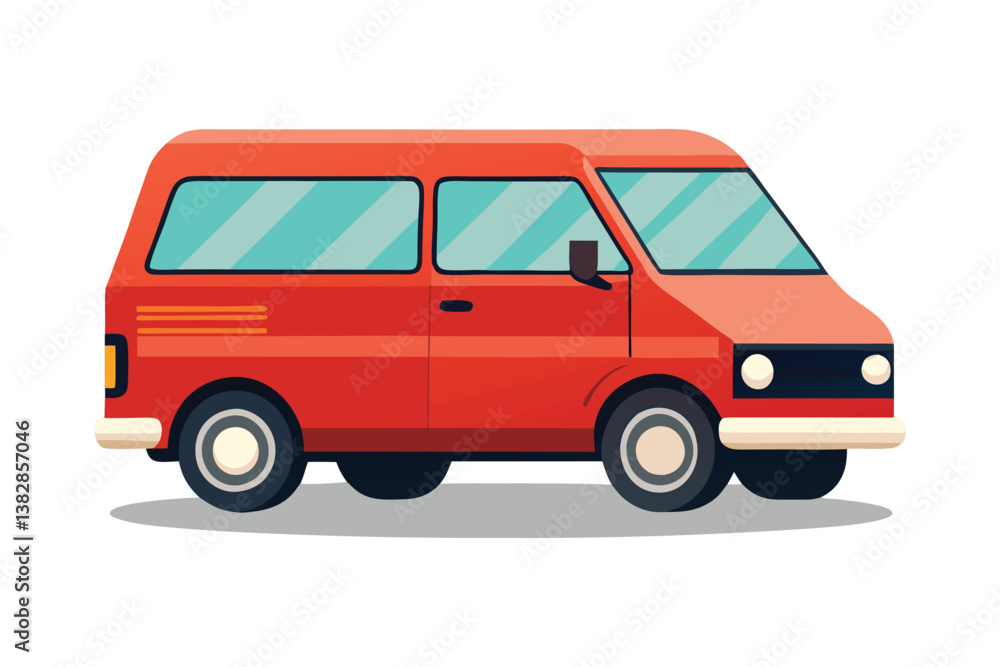 A vector illustration of Minivan vehicle on white background
A vector illustration of Minivan vehicle on white background