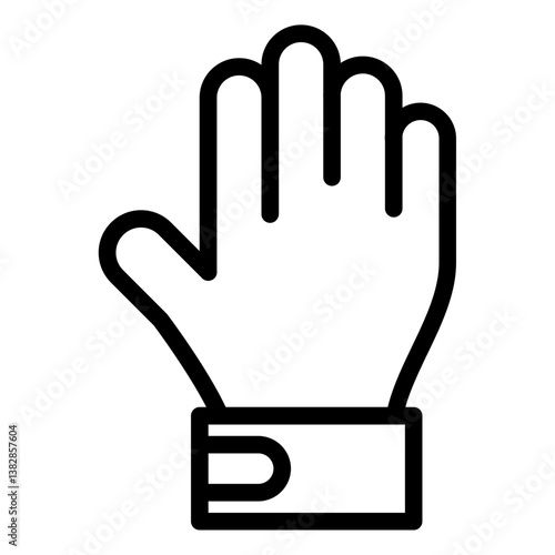 Rugby Gloves Icon