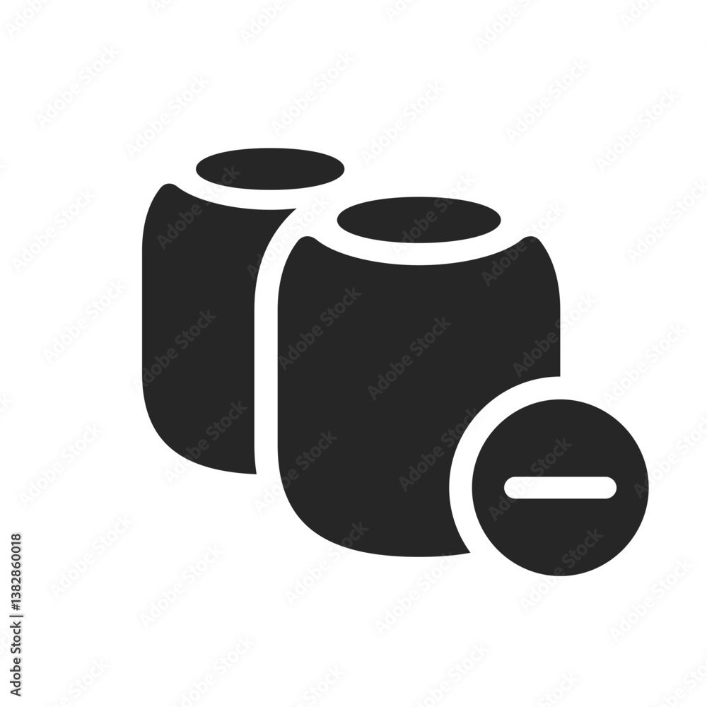 Filled HomePod 2 with Minus Badge Icon Filled HomePod 2 with Minus Badge Icon